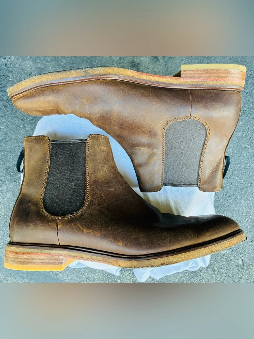 Clark‘s Brown Clarkdale Gobi Chelsea Boots, Size 13